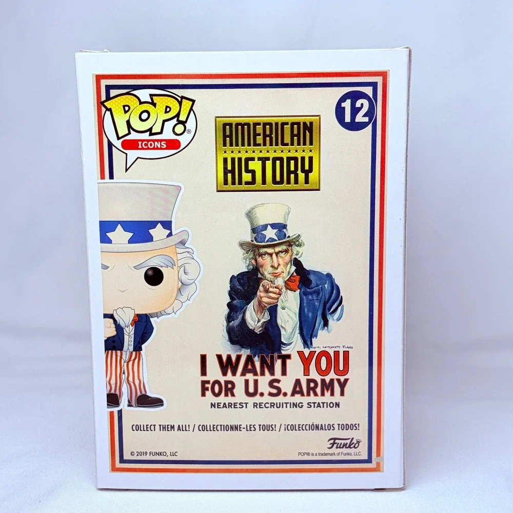 Funko Pop Icons Uncle Sam 12 American History Target Exclusive Red White Blue